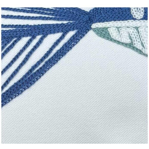 Lumbar Beach Pillow Cover Nautical Coastal Decor Cottage Accent Fish Decoration - Picture 7 of 8